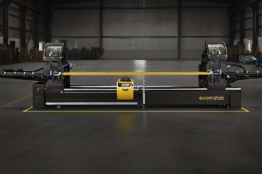 TRONZADORA DE DOS CABEZALES DE 550 MM DE DIAMETRO AUTOMATIZACION CON CONTROL SERVO DE 3 EJES EVOG VR