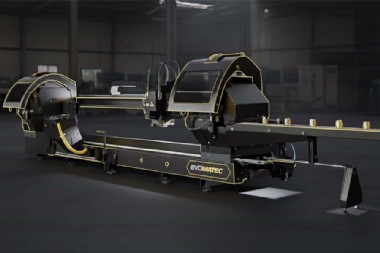 TRONZADORA DE DOS CABEZALES DE 600 MM DE DIAMETRO AUTOMATIZACION CON CONTROL SERVO DE 3 EJES EVOG VI